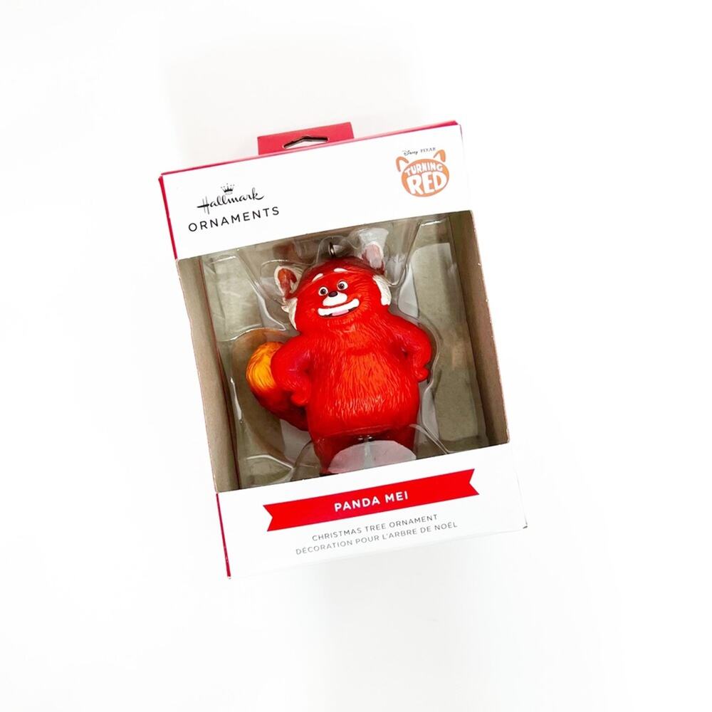 HALLMARK ORNAMENTS PANDA MEI TURNING RED CHRISTMAS TREE ORNAMENT NEW